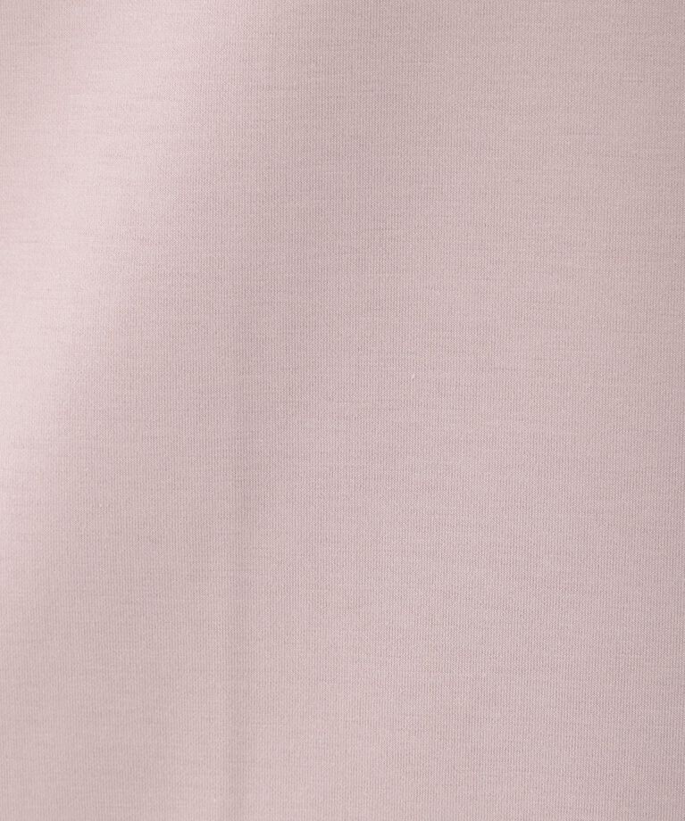 SHOO･LA･RUE「【S-LL】なめらかタッチ もちさら抜け襟トップス」|Tシャツ・カットソー|