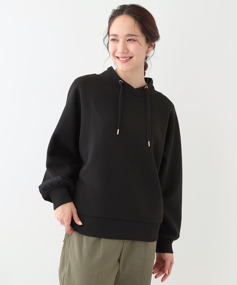SHOO･LA･RUE「【S-LL】なめらかタッチ もちさら抜け襟トップス」|Tシャツ・カットソー|