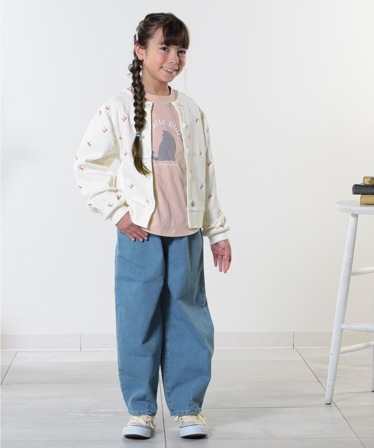 SHOO･LA･RUE「【100-150cm/洗える/姉妹リンク可】GIRLS プリントアソートロンT」|Tシャツ・カットソー|
