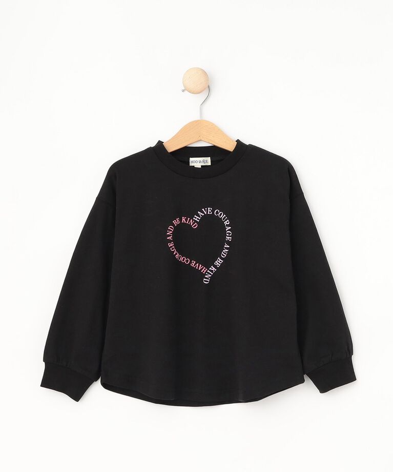 SHOO･LA･RUE「【100-150cm/洗える/姉妹リンク可】GIRLS プリントアソートロンT」|Tシャツ・カットソー|ブラック(019)