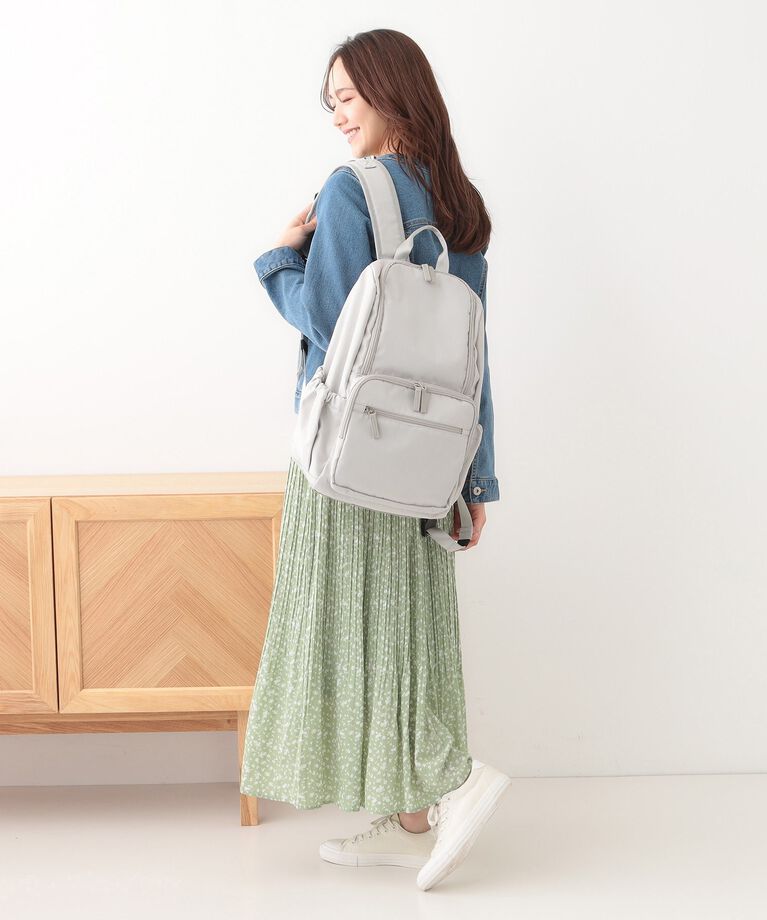 SHOO･LA･RUE「【撥水】多ポケット機能リュック」|リュック|