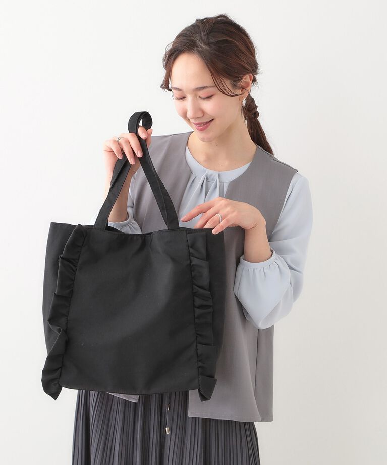 SHOO･LA･RUE「フリルトートバッグ」|トートバッグ|