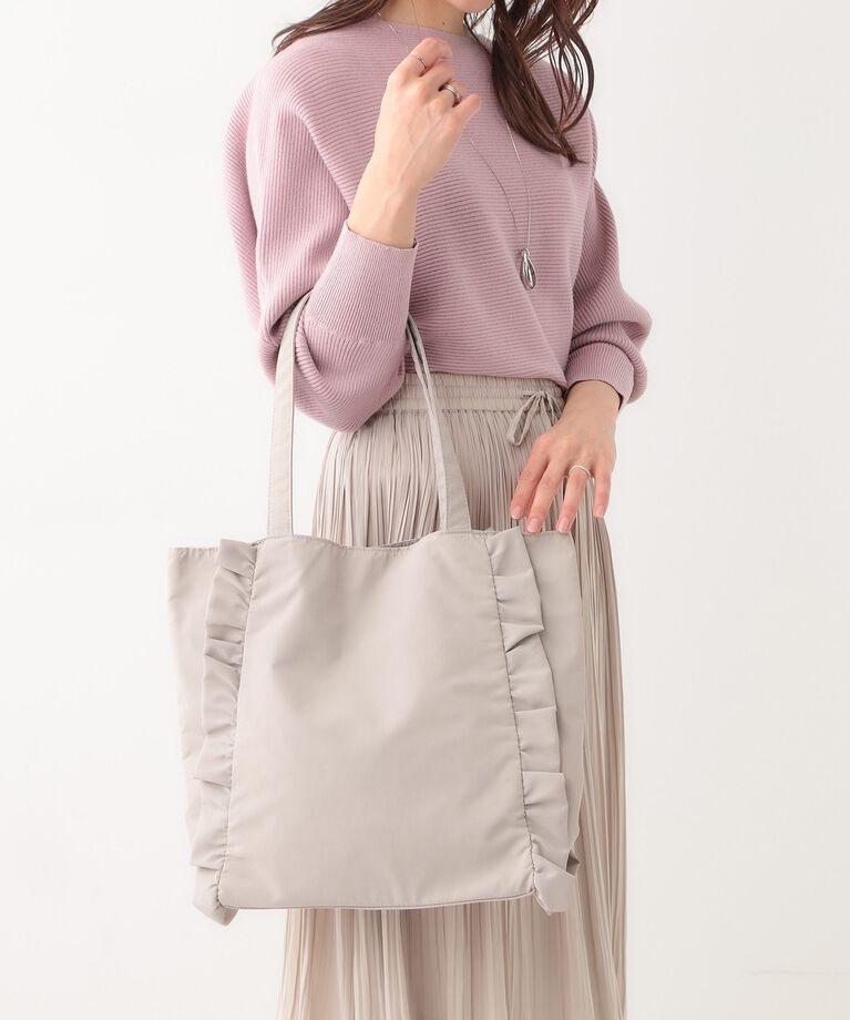 SHOO･LA･RUE「フリルトートバッグ」|トートバッグ|