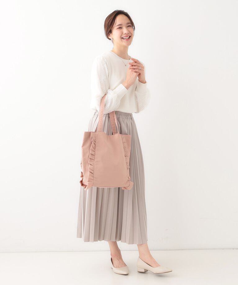 SHOO･LA･RUE「フリルトートバッグ」|トートバッグ|