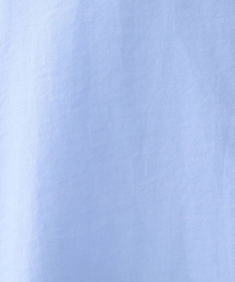 SHOO･LA･RUE「【洗える/UV/吸水速乾/アンチピリング/S-LL】バンドカラーギャザーシャツ」|シャツ・ブラウス|