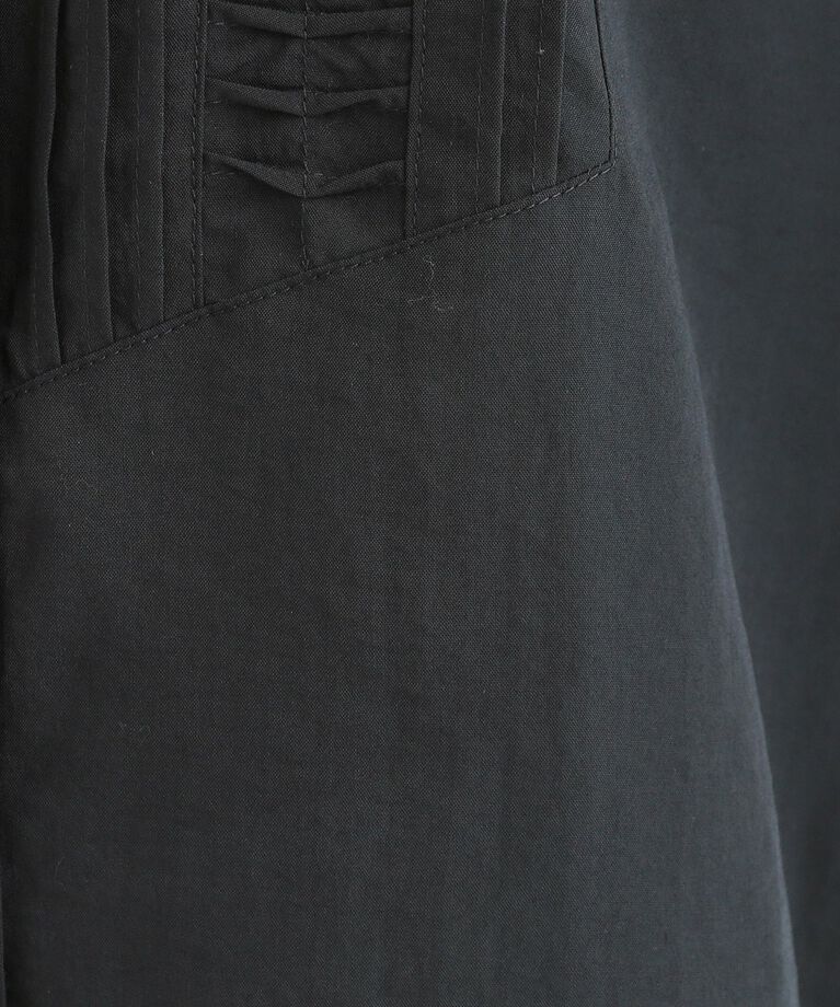 SHOO･LA･RUE「【S-LL】お顔周りを華やかに おりがみタックブラウス」|シャツ・ブラウス|