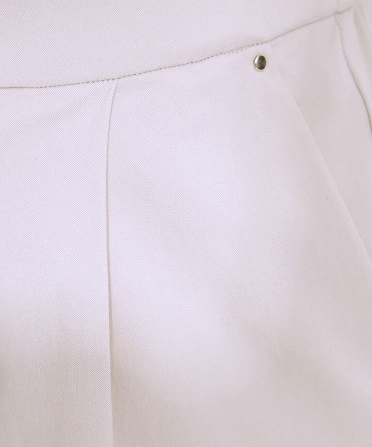 SHOO･LA･RUE「【S-LL/ひんやり】ゴールドパーツがアクセント ストレッチワイドパンツ」|その他|
