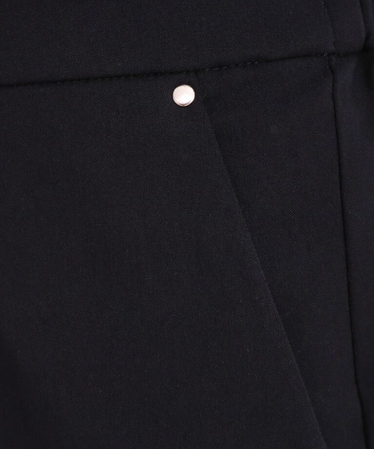 SHOO･LA･RUE「【S-LL/ひんやり】ゴールドパーツがアクセント ストレッチワイドパンツ」|その他|