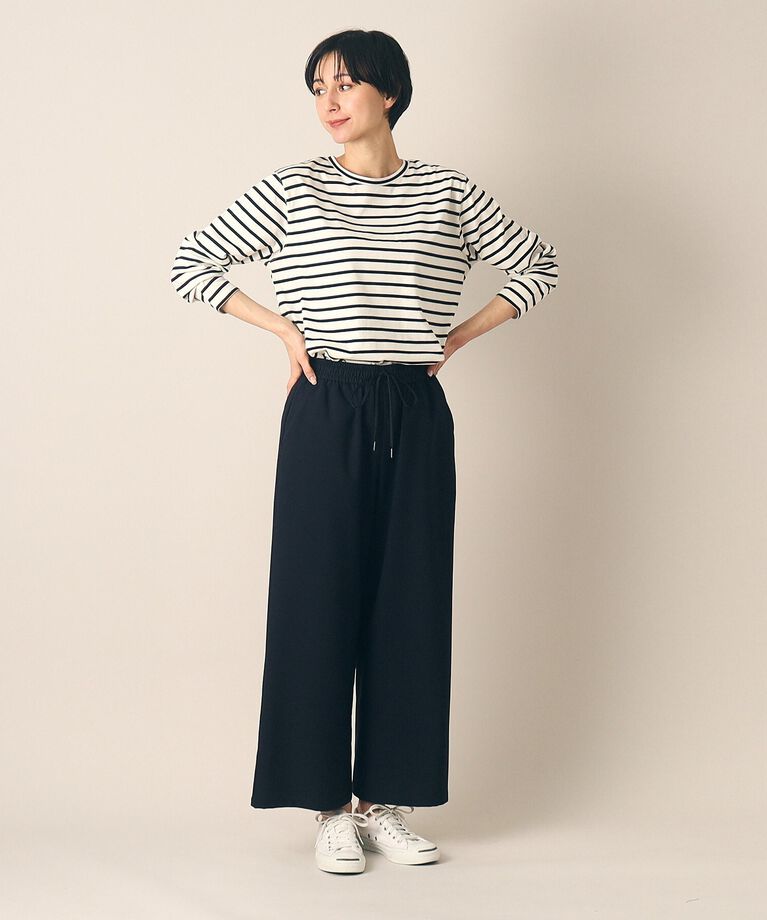 Dessin「【ウエストゴム・洗える】ドロストリラックスパンツ（XS～L）」|その他|
