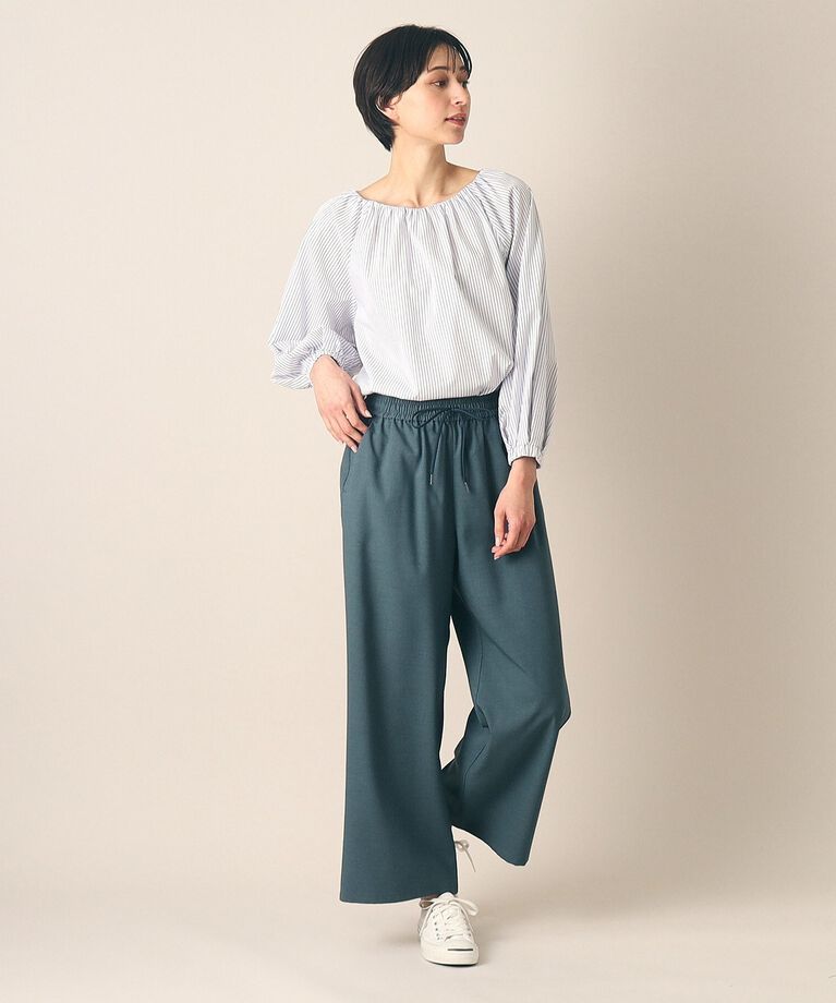 Dessin「【ウエストゴム・洗える】ドロストリラックスパンツ（XS～L）」|その他|