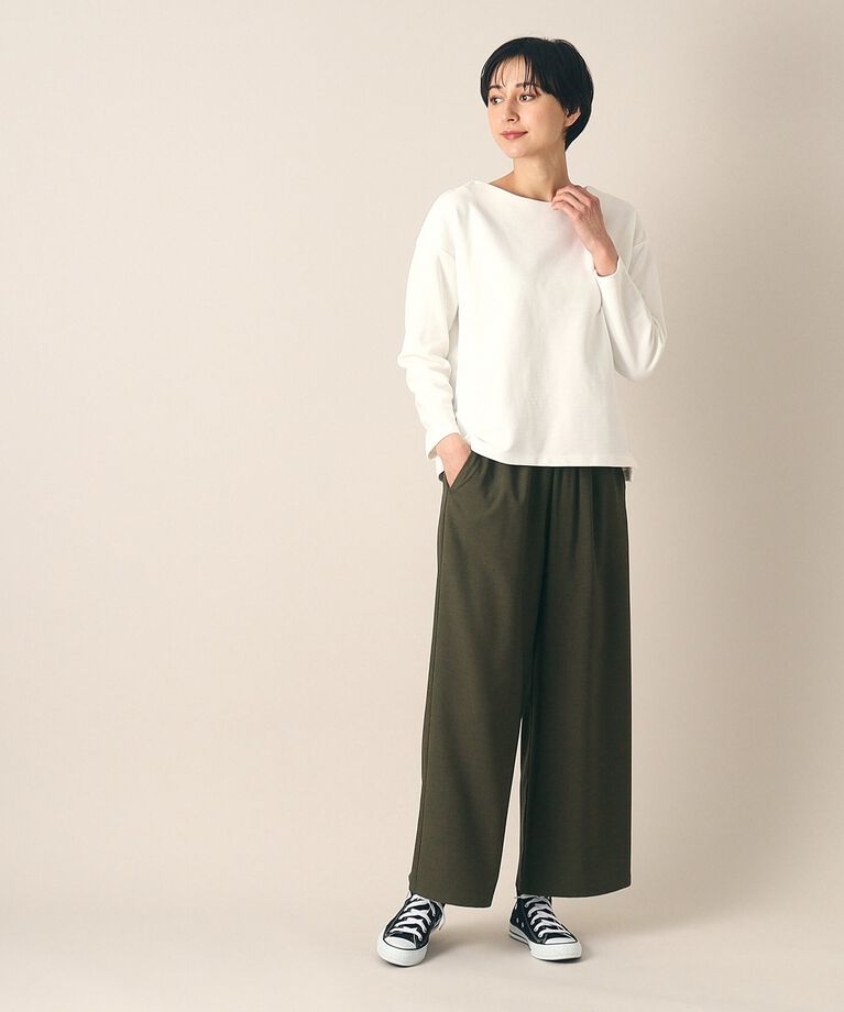 Dessin「【ウエストゴム・洗える】ドロストリラックスパンツ（XS～L）」|その他|