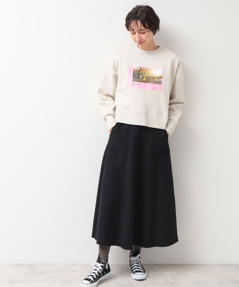 Dessin「【洗える】フォントプリントスウェット」|パーカー|