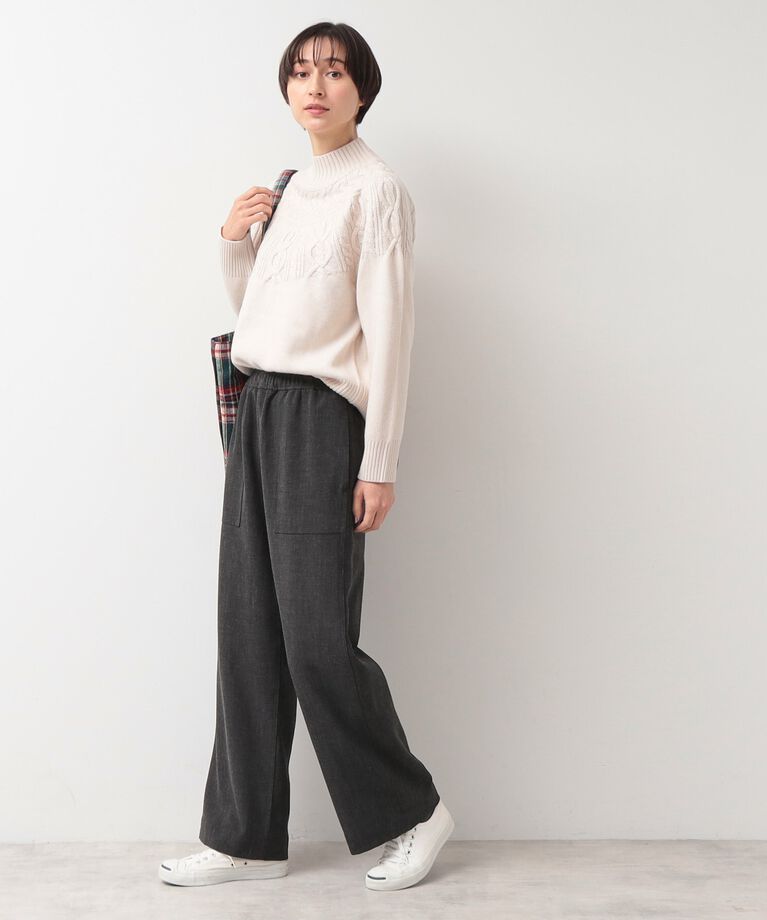 Dessin「【ウエストゴム・裏付き・洗える】アウトポケット付きパンツ（XS～L）」|その他|
