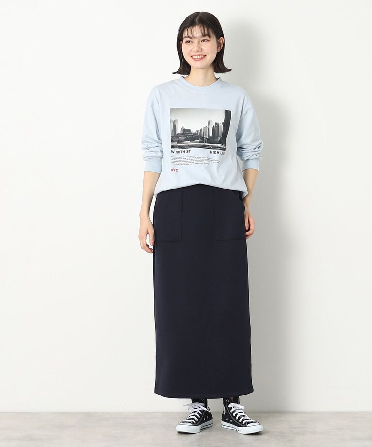 Dessin「【ユニセックス・洗える】フォトプリントロングスリーブTシャツ」|Tシャツ・カットソー|