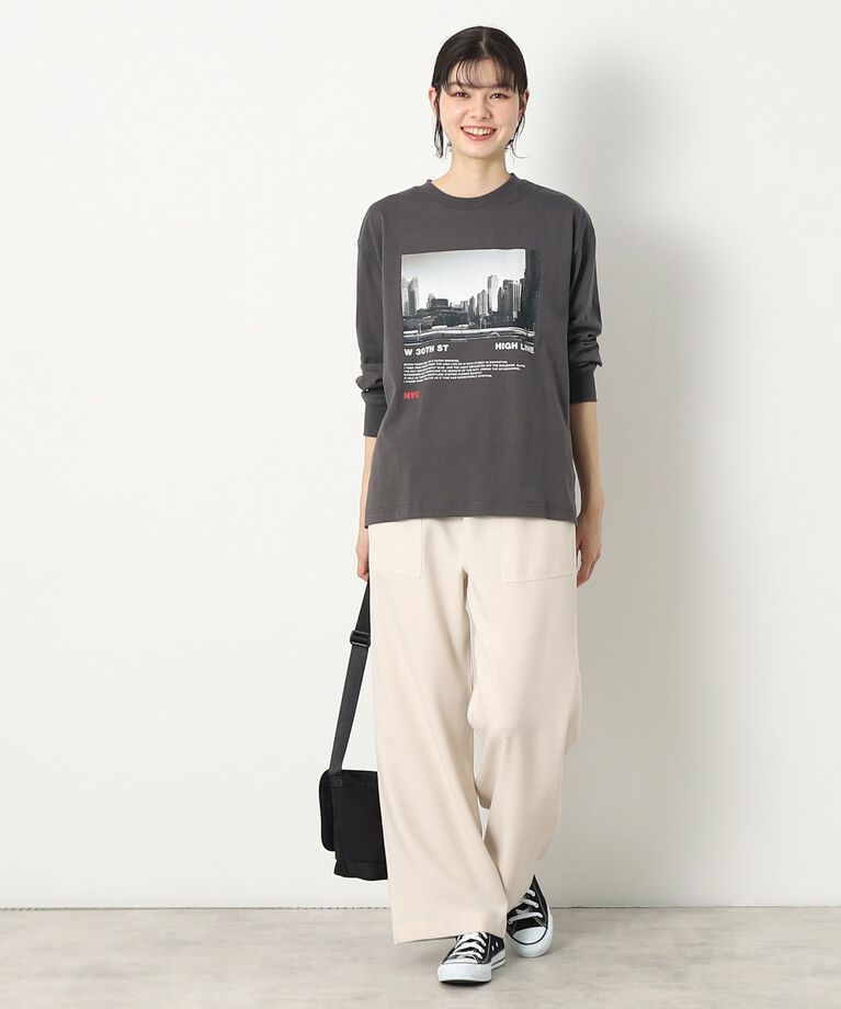 Dessin「【ユニセックス・洗える】フォトプリントロングスリーブTシャツ」|Tシャツ・カットソー|