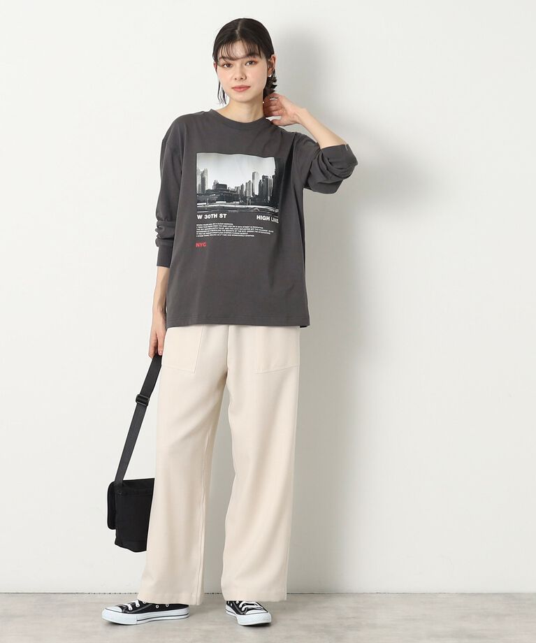 Dessin「【ユニセックス・洗える】フォトプリントロングスリーブTシャツ」|Tシャツ・カットソー|
