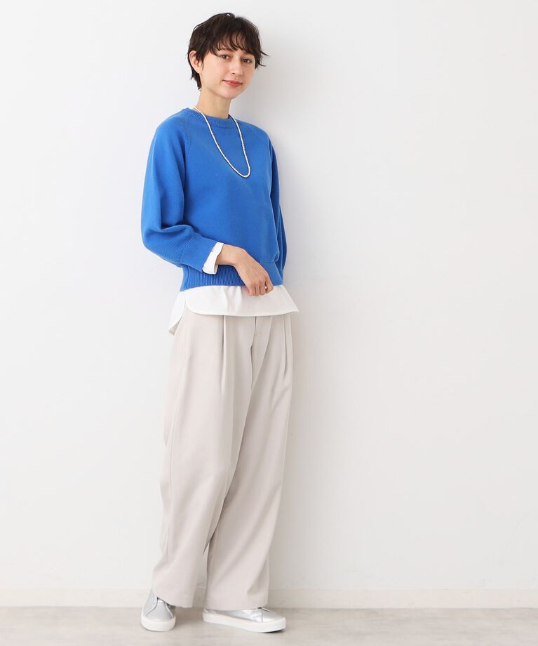 Dessin「【洗える・4サイズ展開】バルーンスリーブニット（XS～L）」|ニット・セーター|