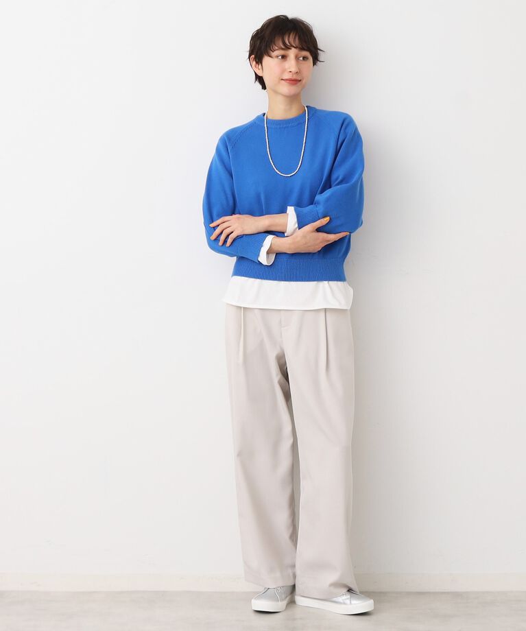 Dessin「【洗える・4サイズ展開】バルーンスリーブニット（XS～L）」|ニット・セーター|