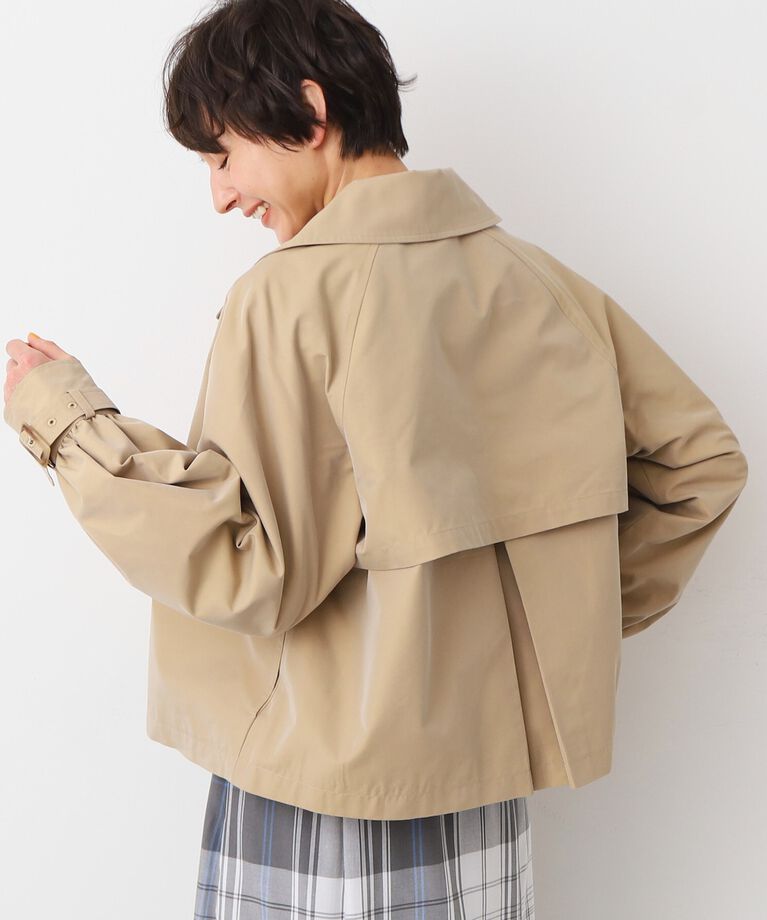 Dessin「【洗える】ショートトレンチジャケット」|テーラードジャケット|