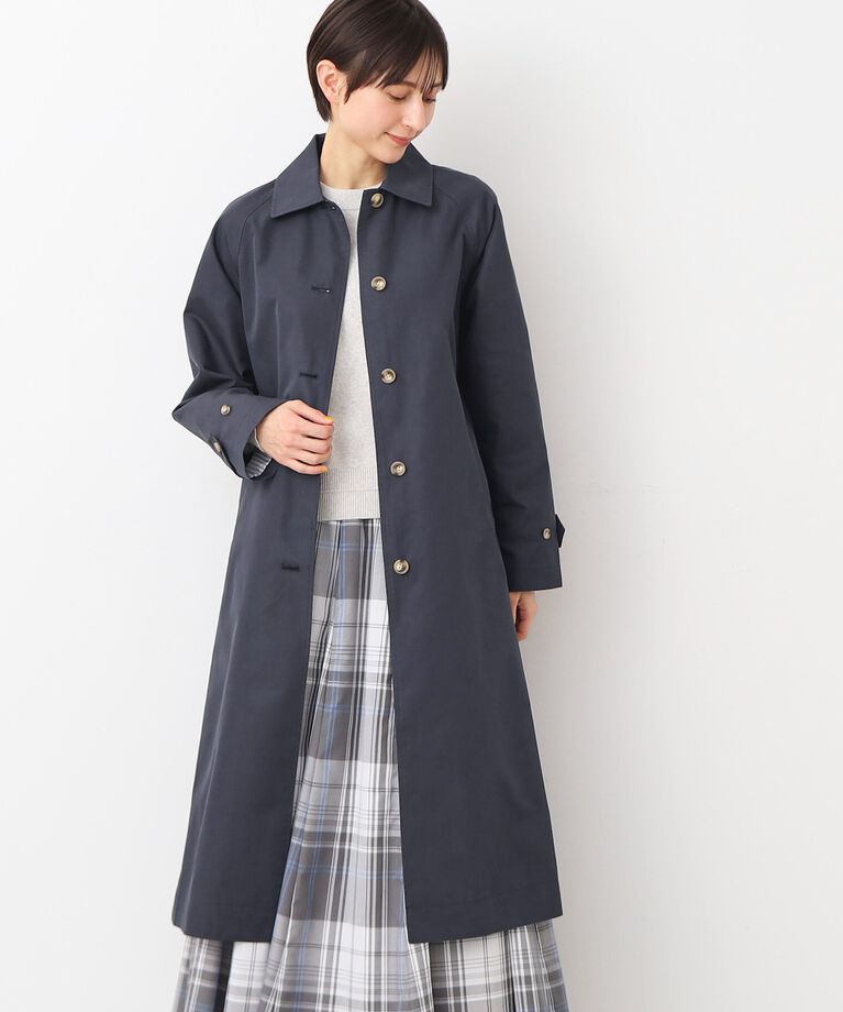 Dessin「【春SALE/洗える】ステンカラースプリングコート（S～L）」|ステンカラーコート|ネイビー(094)