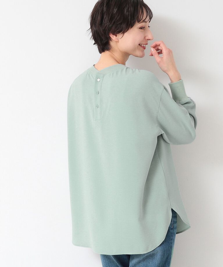 Dessin「【洗える】バックヘンリープリントブラウス（XS～L）」|シャツ・ブラウス|