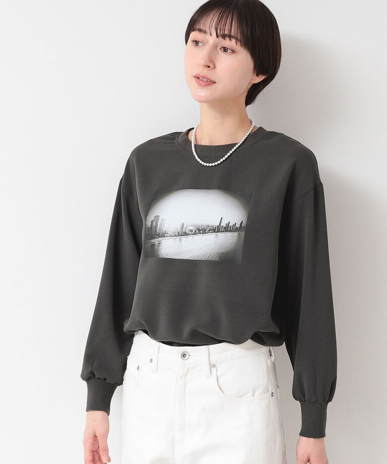 Dessin「【洗える】バックヘンリープリントブラウス（XS～L）」|シャツ・ブラウス|