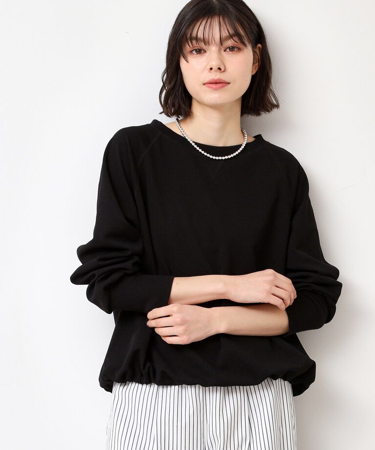 Dessin「【セットアップ可能・洗える】ジョーゼットドロスト付きブラウス」|Tシャツ・カットソー|