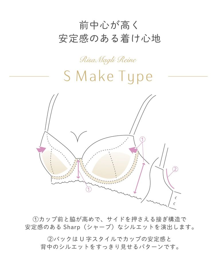 Risa Magli「フレデリカ ブラジャー」|インナー|