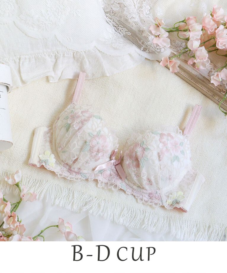 Risa Magli「フロール ブラジャー（B-D）＜スウィートリッチ＞」|インナー|アイボリー(004)
