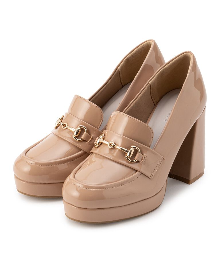 ESPERANZA「厚底ヒールアップローファー 24SS」|パンプス|