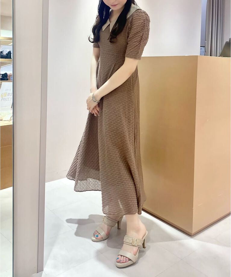 ESPERANZA「ビジューバックルダブルベルトサンダル 24SS」|サンダル|