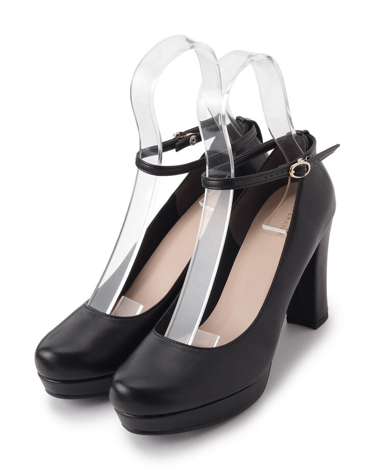 ESPERANZA「3WAYチャンキーヒールパンプス」|パンプス|ブラックスムース(0