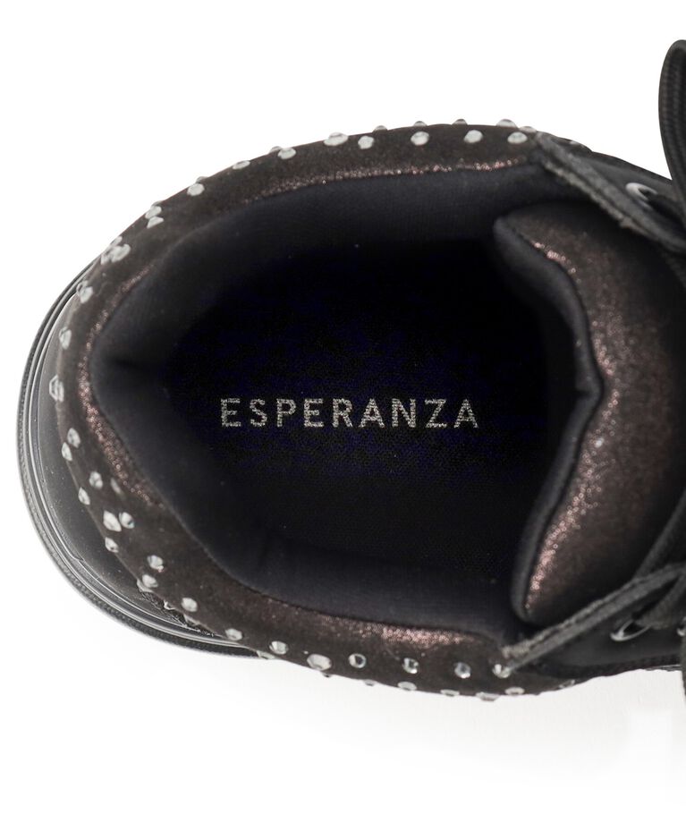 ESPERANZA「きゅんフィットインソールラインストーンスニーカー」|スニーカー|