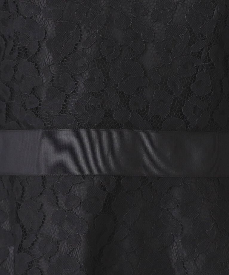 SunaUna「【SS～Lサイズ展開/レオパードレース】スタンドネックワンピース」|ワンピース|