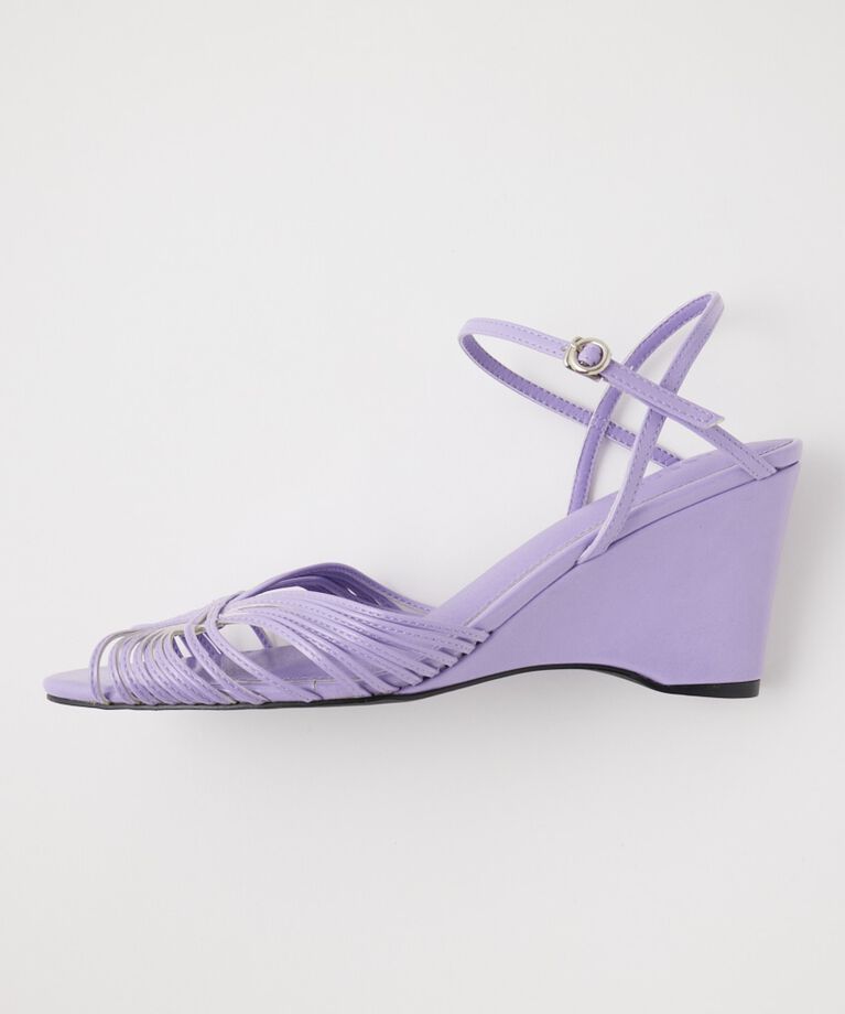 MOUSSY「NARROW STRAP WEDGE サンダル」|サンダル|PUR