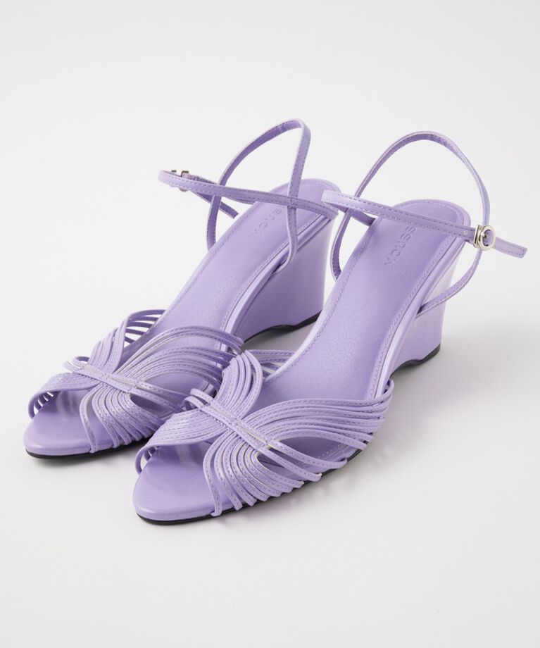MOUSSY「NARROW STRAP WEDGE サンダル」|サンダル|