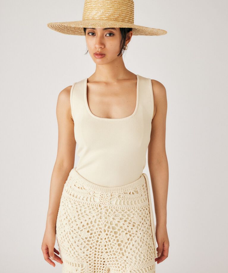 MOUSSY「KNIT タンクトップ」|タンクトップ|