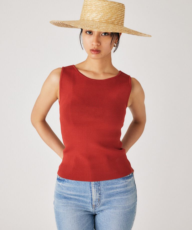 MOUSSY「KNIT タンクトップ」|タンクトップ|