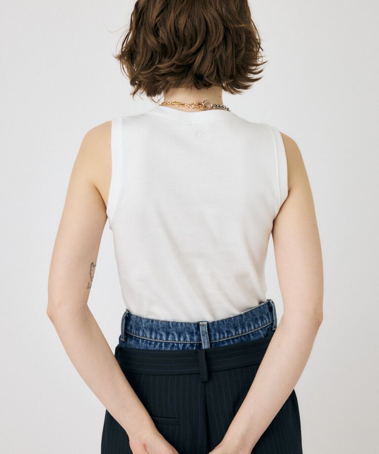 MOUSSY「SUVIN GIZA BASIC タンク」|Tシャツ・カットソー|