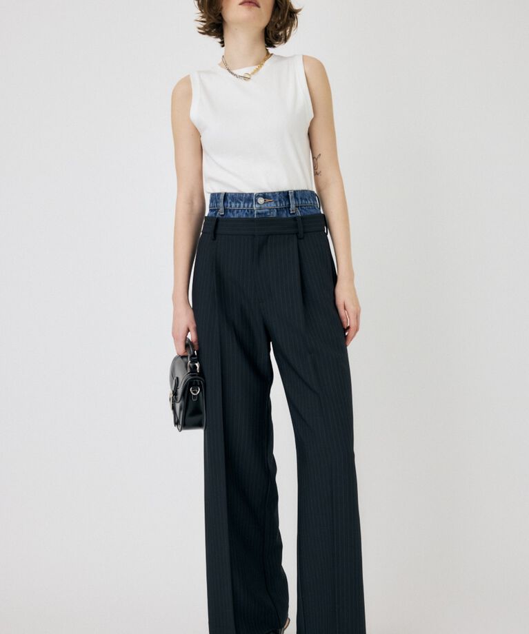 MOUSSY「SUVIN GIZA BASIC タンク」|Tシャツ・カットソー|
