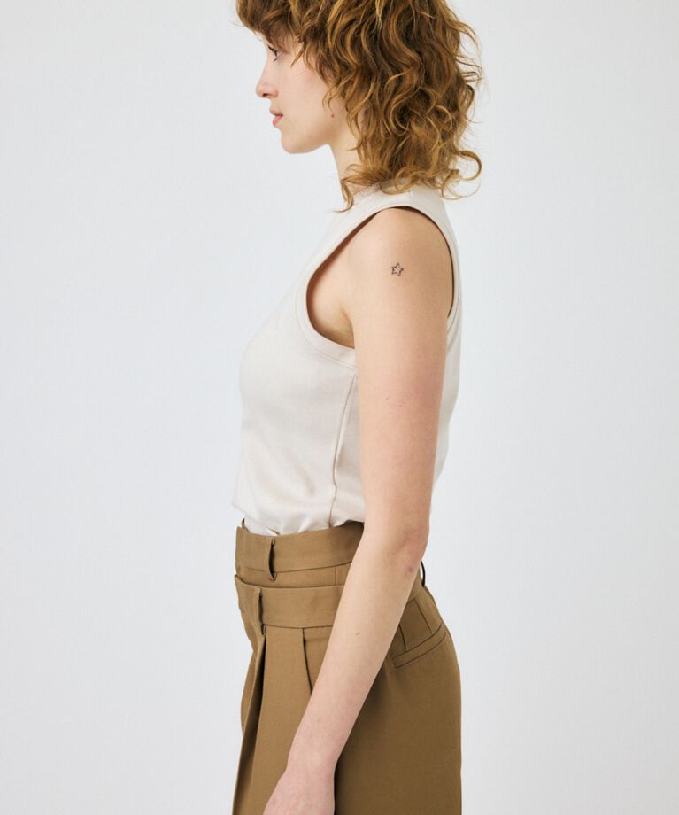 MOUSSY「SUVIN GIZA BASIC タンク」|Tシャツ・カットソー|