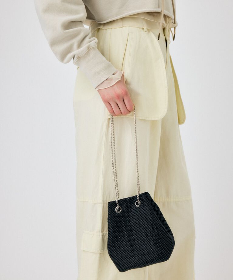 MOUSSY「GRIMMER BUCKET CHAIN バッグ」|その他|BLK