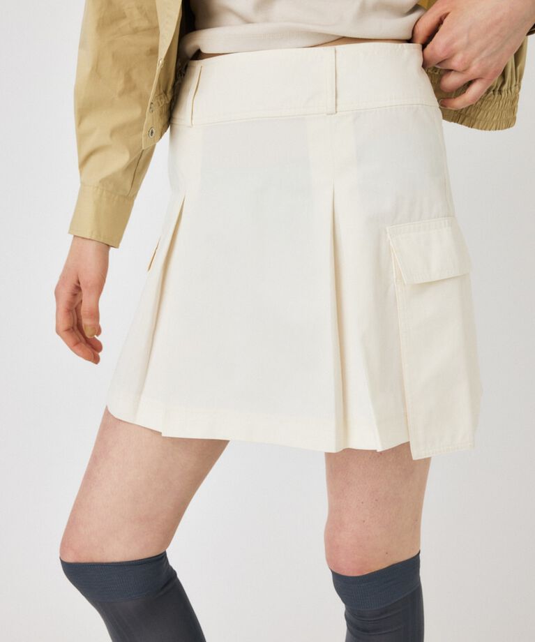 MOUSSY「MILITARY PLEATS スカート」|スカート|