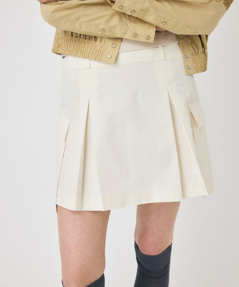 MOUSSY「MILITARY PLEATS スカート」|スカート|