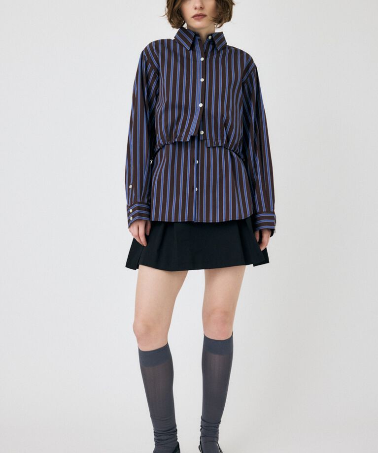 MOUSSY「MILITARY PLEATS スカート」|スカート|