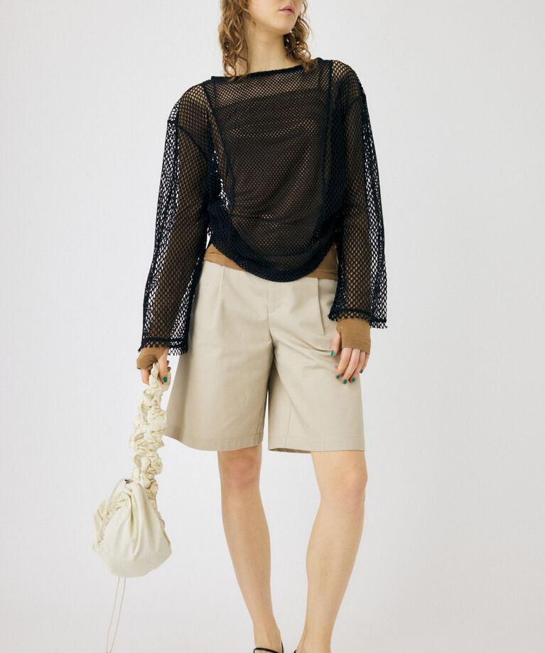 MOUSSY「MESH LS Tシャツ」|Tシャツ・カットソー|