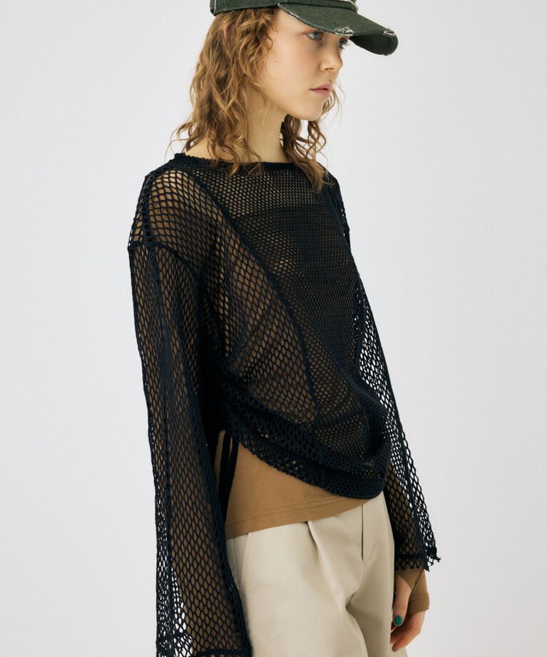 MOUSSY「MESH LS Tシャツ」|Tシャツ・カットソー|