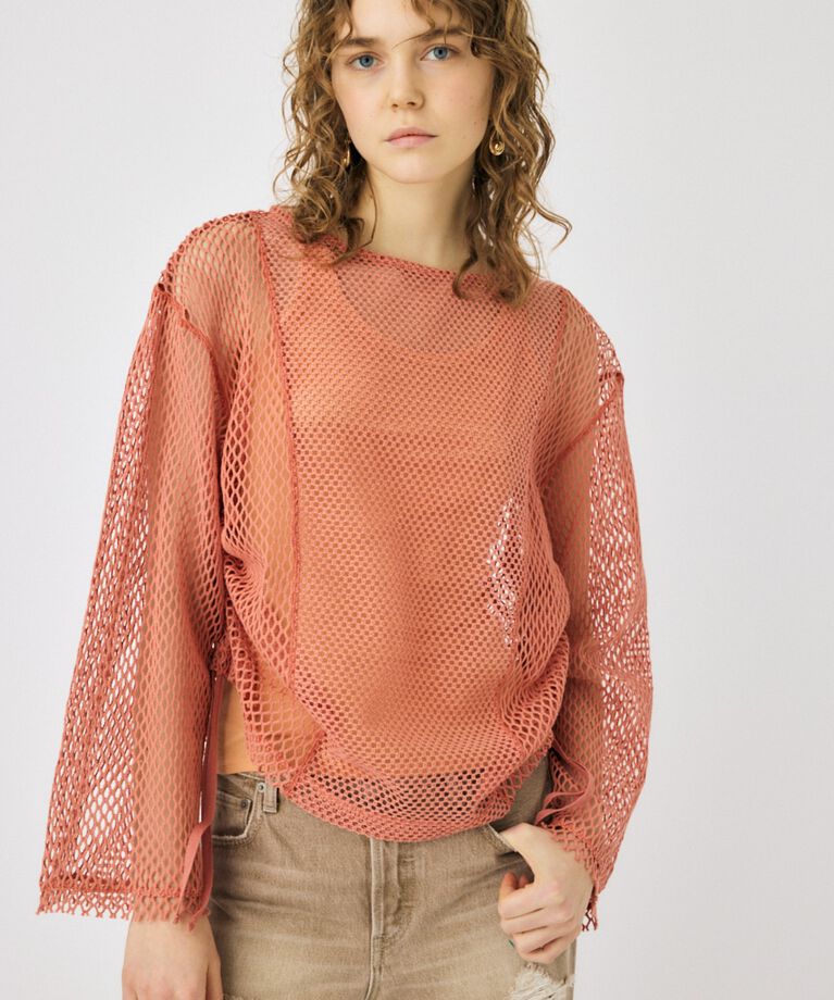 MOUSSY「MESH LS Tシャツ」|Tシャツ・カットソー|