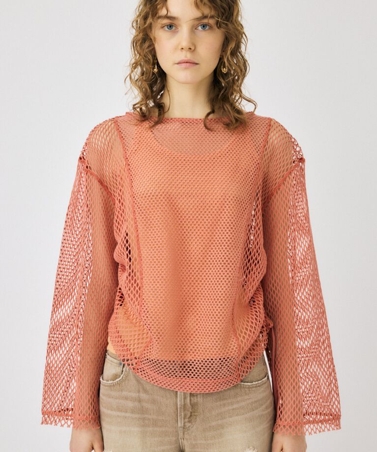 MOUSSY「MESH LS Tシャツ」|Tシャツ・カットソー|