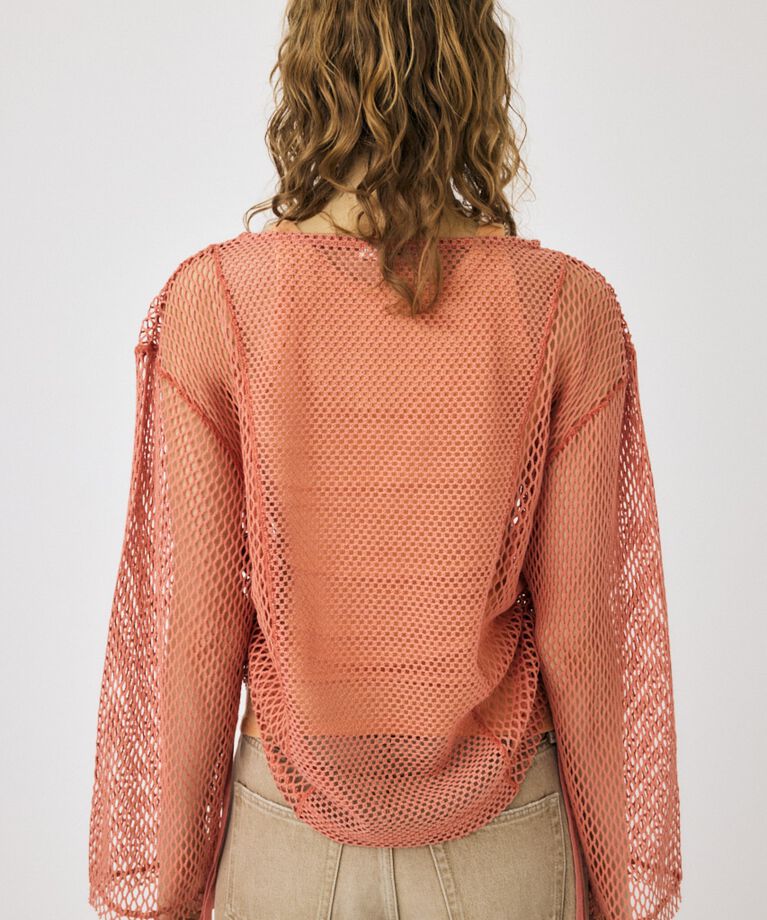 MOUSSY「MESH LS Tシャツ」|Tシャツ・カットソー|